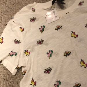 Forever 21 Tops - Unicorn and UFOs Graphic Fitted T-shirt 🦄 👽 Forever 21 Tops - Unicorn and UFOs Graphic Fitted T-shirt 🦄 👽